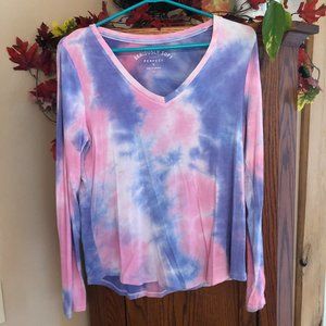Aeropostale tie dye long sleeve top Sz M